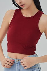 Clio Padded Bust Cropped Tank Top